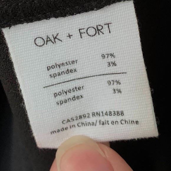 OAT + FORK Black dress w 3/4 sleeves - Picture 10 of 10